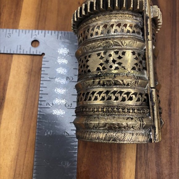 single Handmade Afghan Vintage Handcuff Bracele Boho Style Boho jewelry - Picture 3 of 9